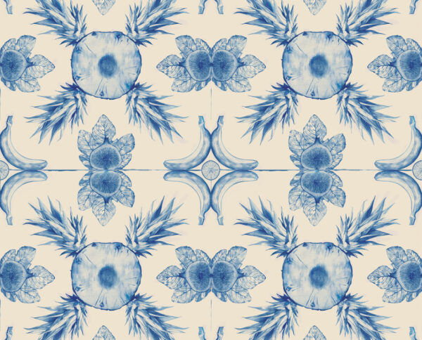 carta da parati modello costarica azul by niva design