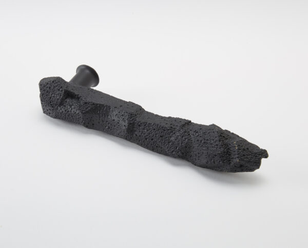 maniglia di design maglia per porte nera modello lavica by niva design