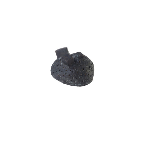 pomello di design pomello per mobili pomello ottone acidato nero modello pietra by niva design