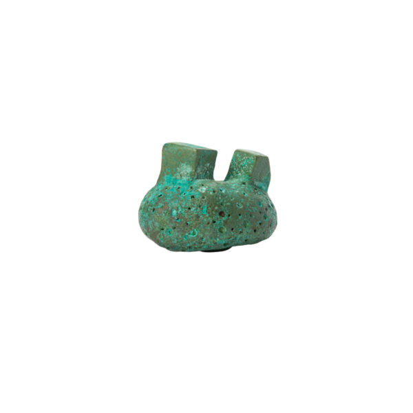 pomello di design pomello per mobili pomello ottone acidato verde modello pietra by niva design