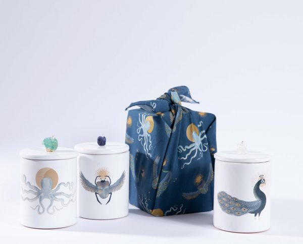 CANDELA PAVONE quarzo ialino TOTEM ANIMALS - immagine 8